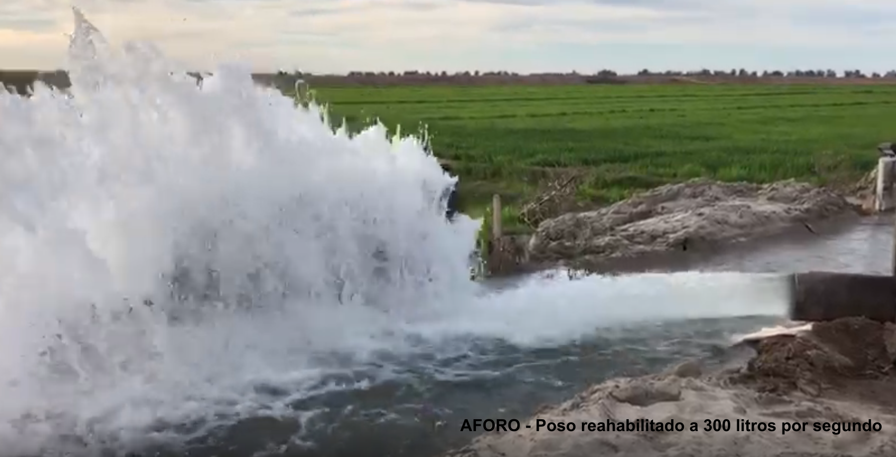 Aforo de pozo, perforaciones figueroa caborca